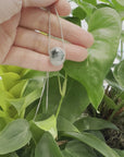 Baikalla™ "Good Luck Button" Necklace Real Ice Blue Green Jade Lucky KouKou Pendant Necklace