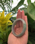 Classic Forest Green Genuine Burmese Jadeite Jade Bangle Bracelet (57.41 mm) 