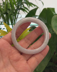 Baikalla "Classic Bangle" Lavender Natural Burmese Jadeite Jade Bangle (55.09mm) 