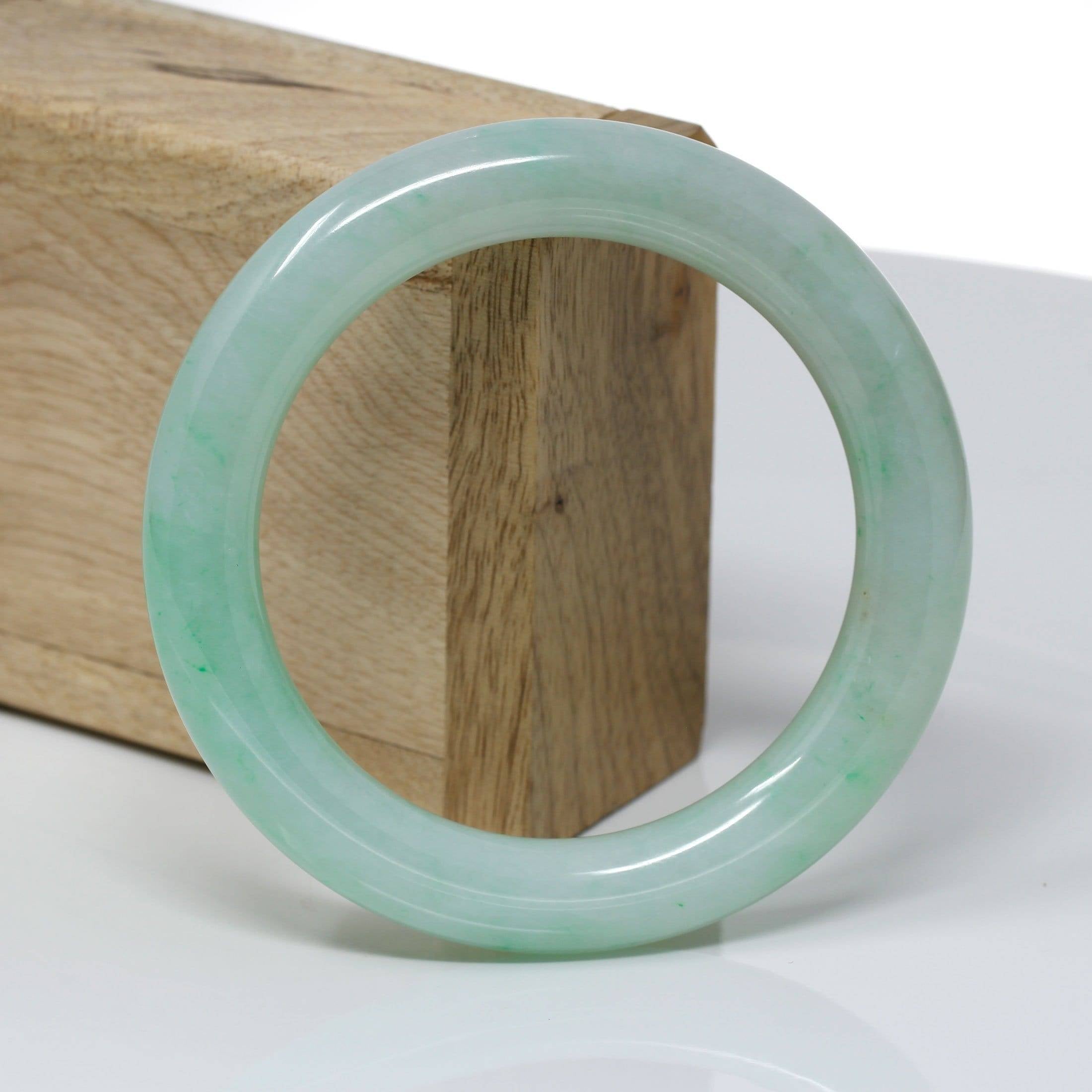 60mm Pristine Green top Bashan Jadeite Jade Bangle #894 or #896