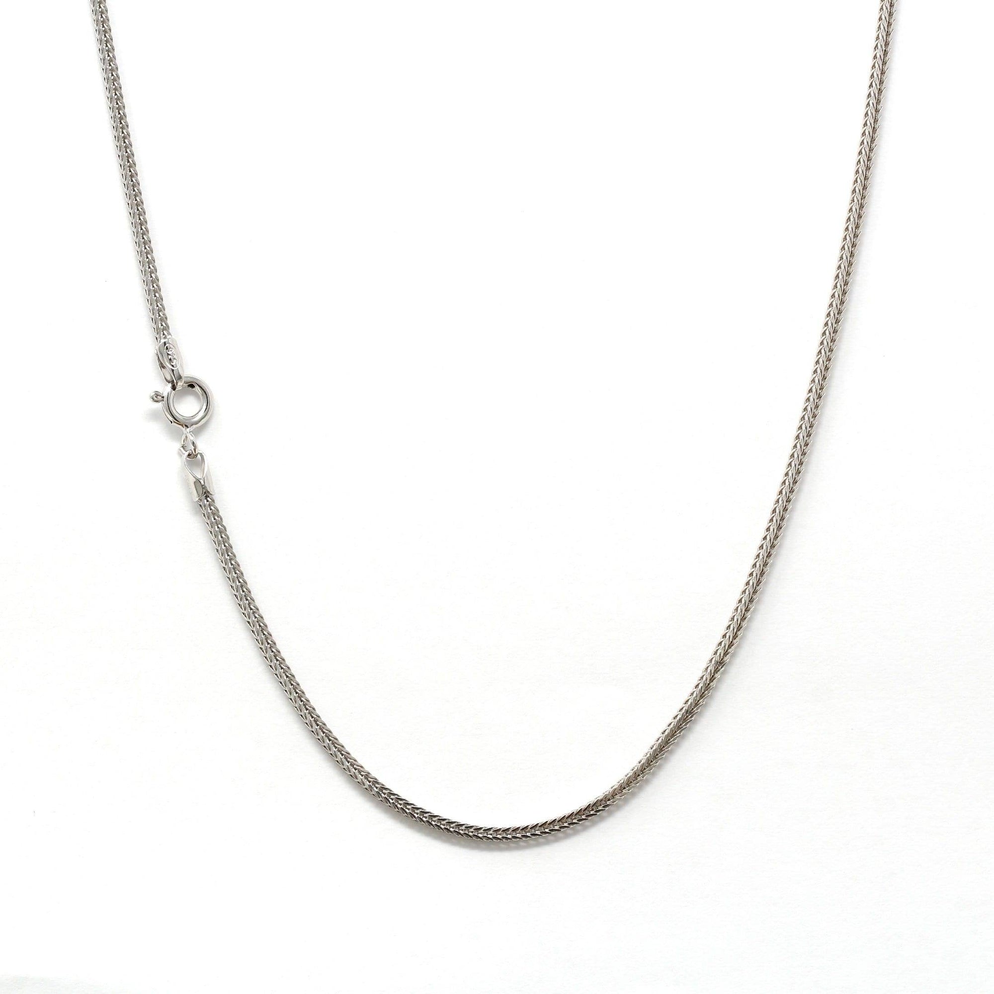 Baikalla Jewelry Silver Chain Italian Sterling Silver Box Chain 18 inch