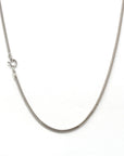 Baikalla Jewelry Silver Chain Italian Sterling Silver Box Chain 18 inch